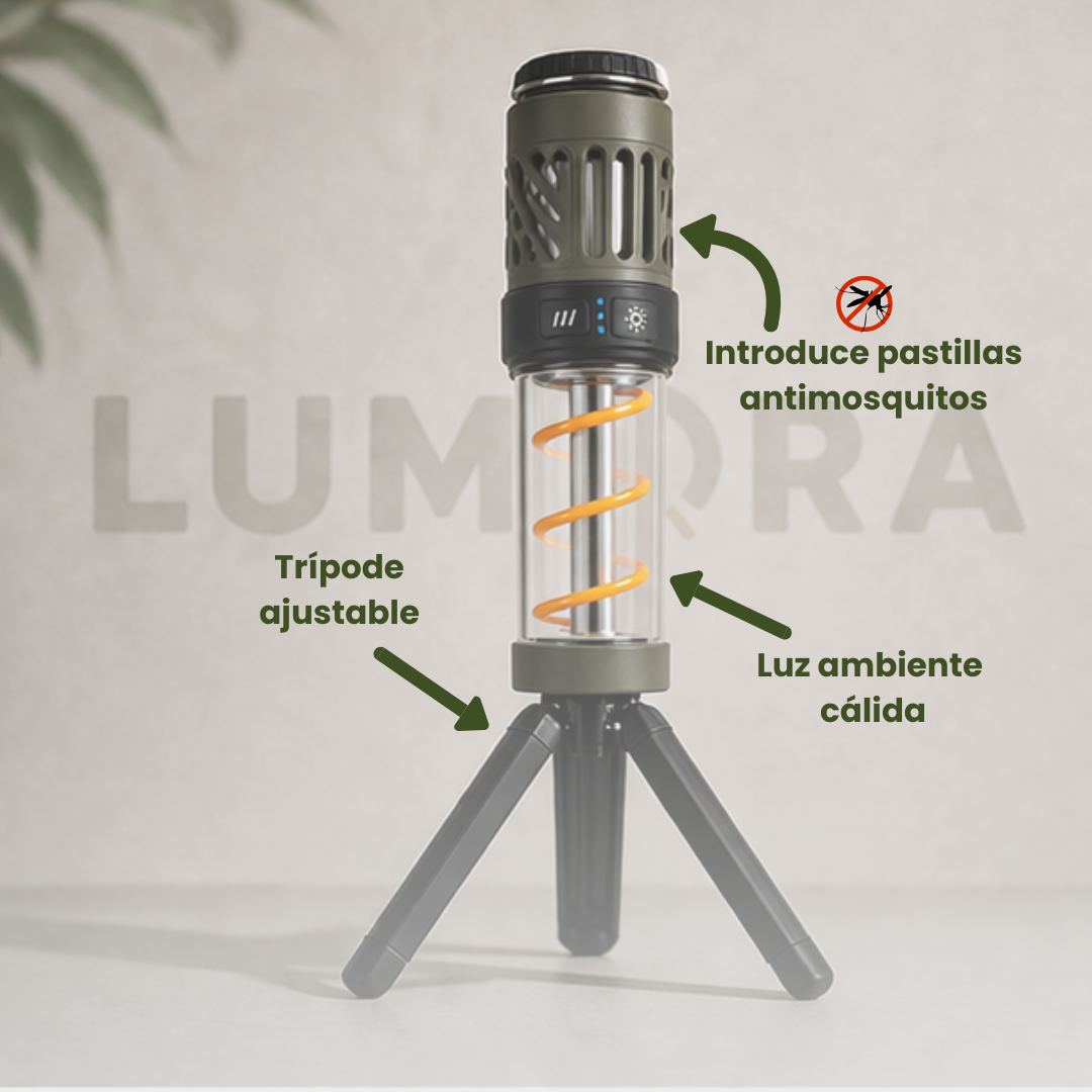 Lámpara Antimosquitos 3en1 Lumora™